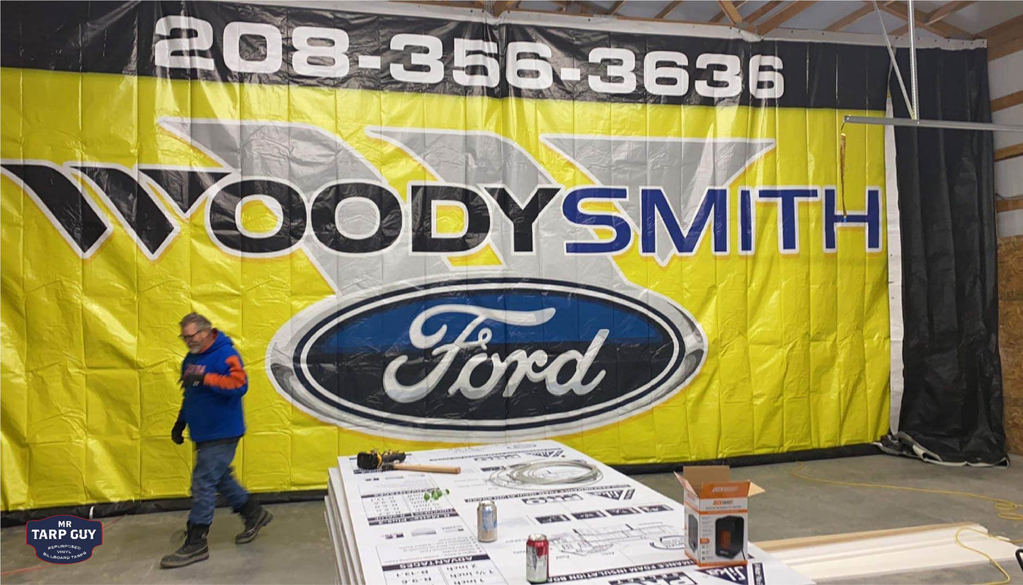 12' x 48' Repurposed Vinyl Tarp