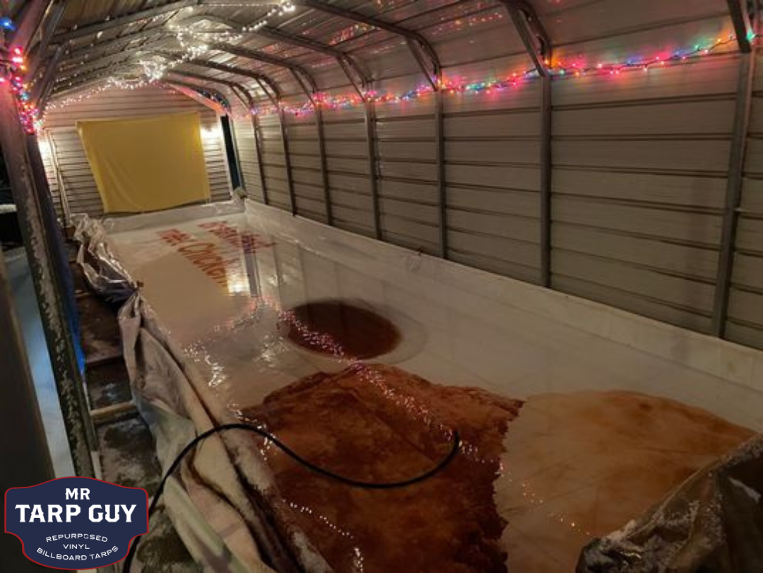 10' x 24' Repurposed Vinyl Tarp