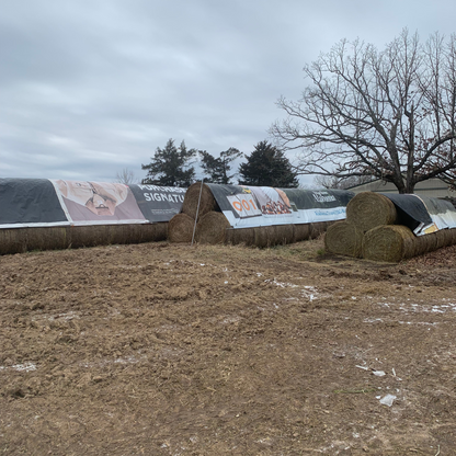 14' x 48' Repurposed Vinyl Tarp