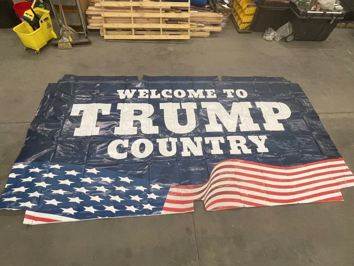 Trump Country 6' x 12' Shop Poster