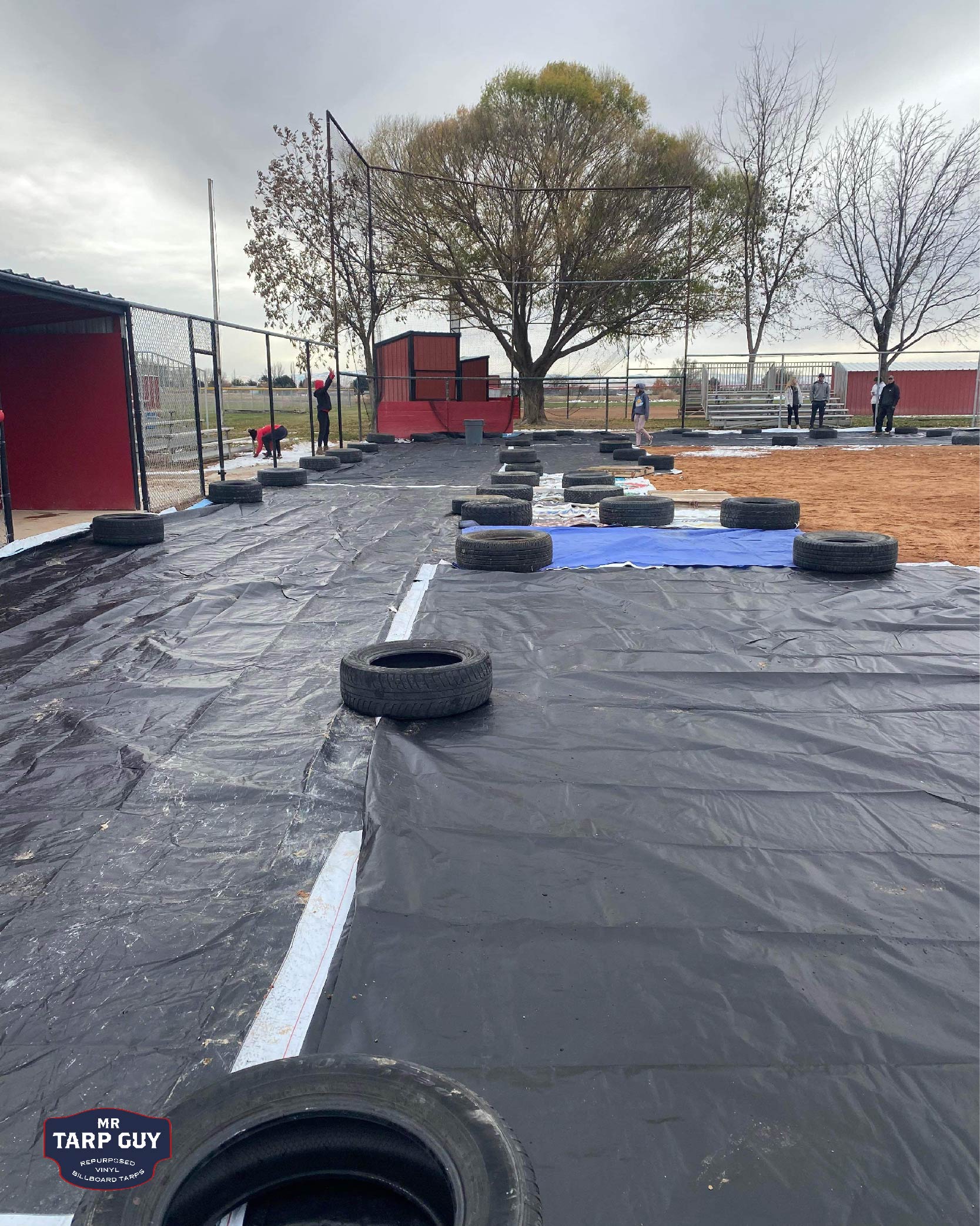 tarp bill 21' x 18' Repurposed Vinyl Tarp – Mr Tarp Guy