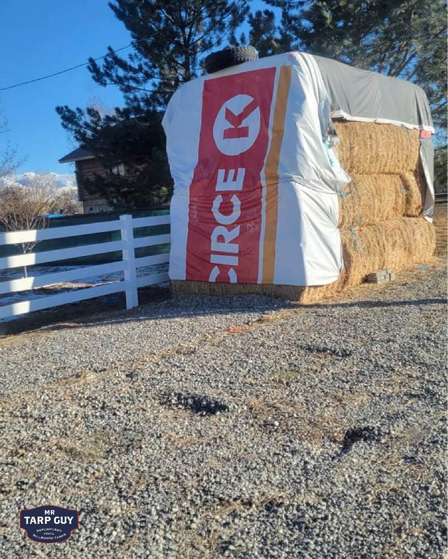 12' x 40' Repurposed Vinyl Tarp